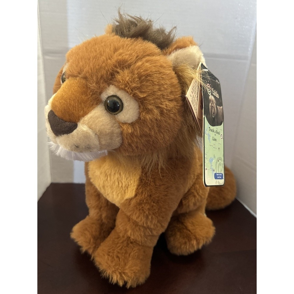 NEW Fahlo Plush the Excursion Lion stuffed animal with tracking code